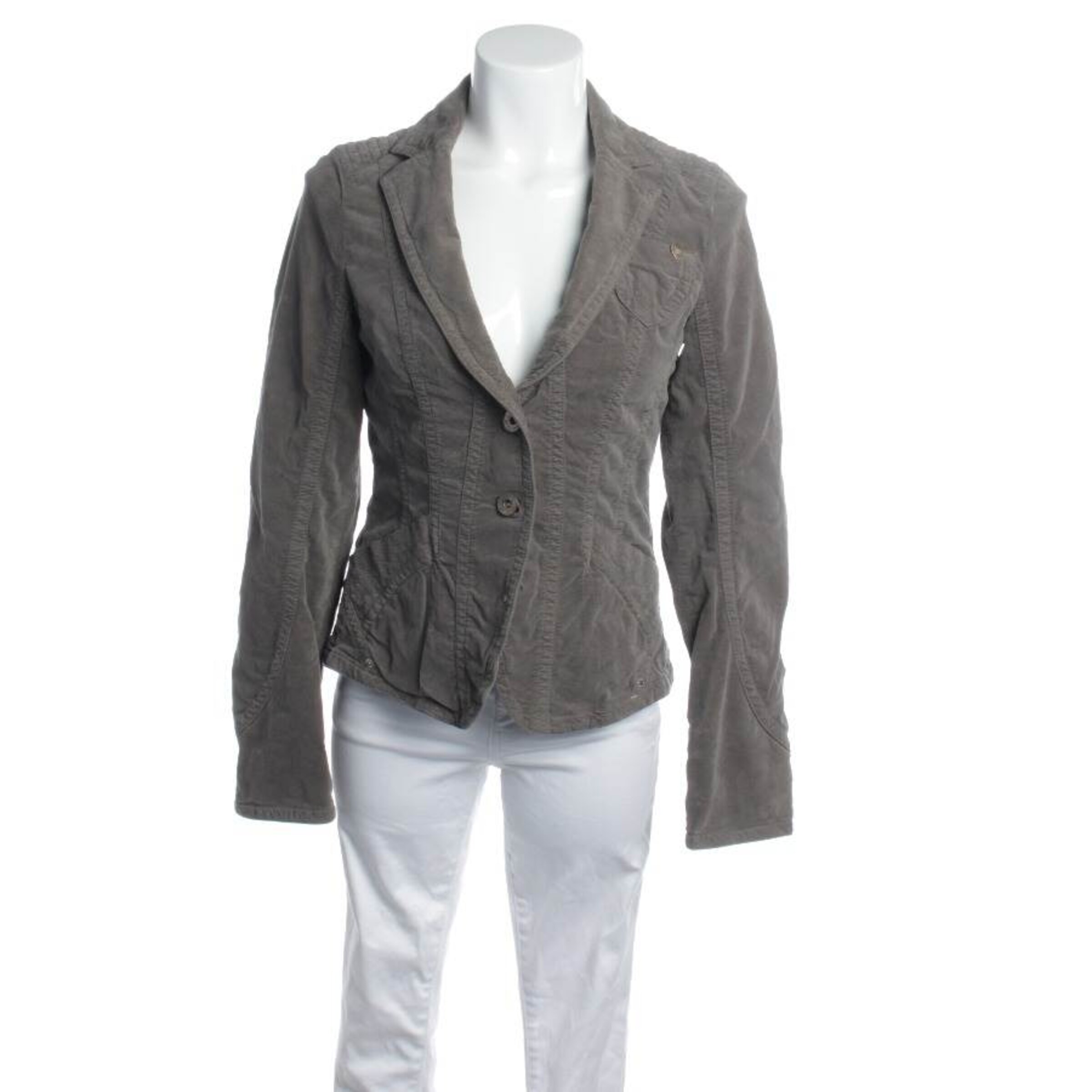 Marc Cain Blazer in M in Grey: front