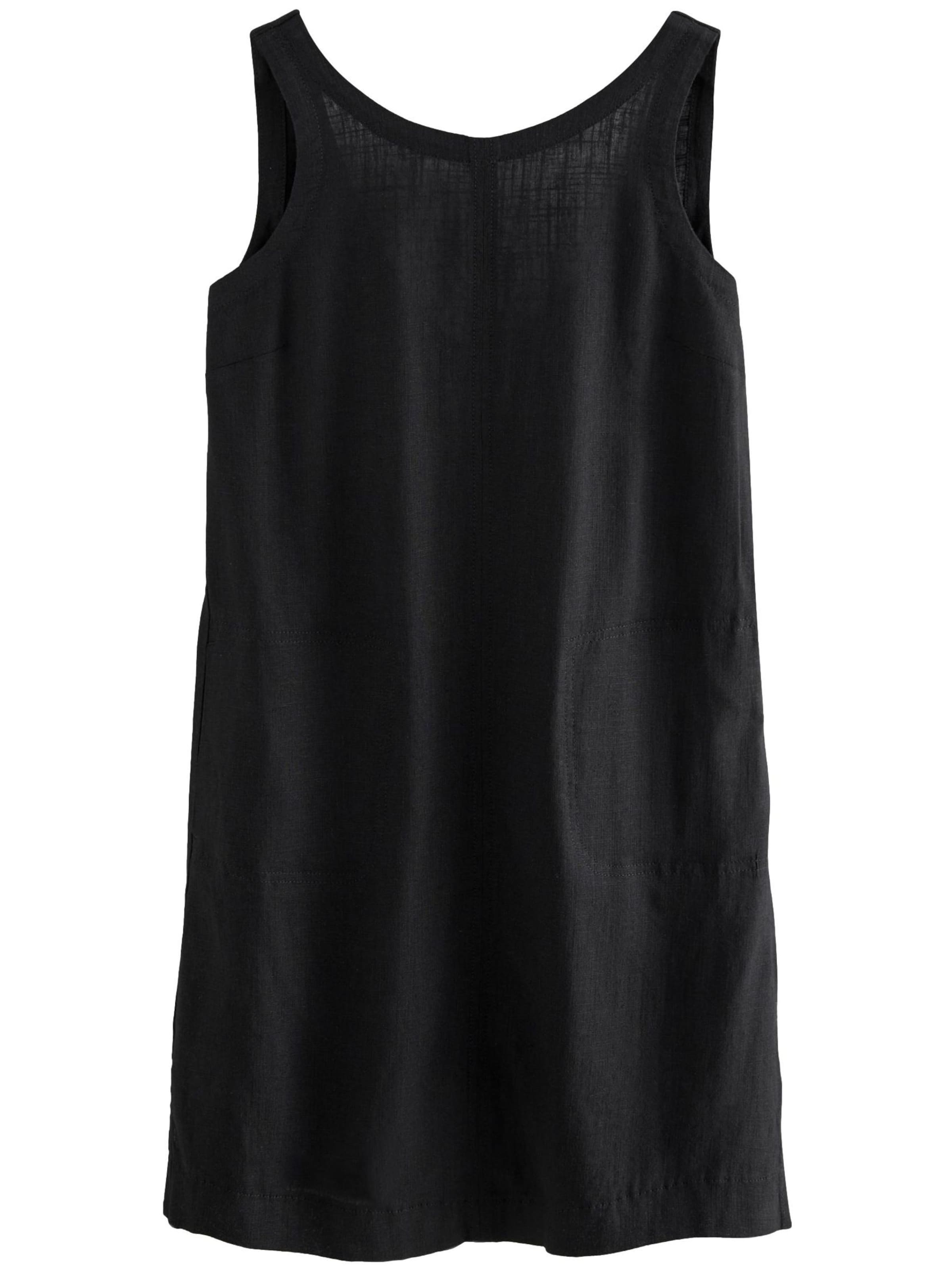 Next Καλοκαιρινό φόρεμα σε μαύρο: μπροστά