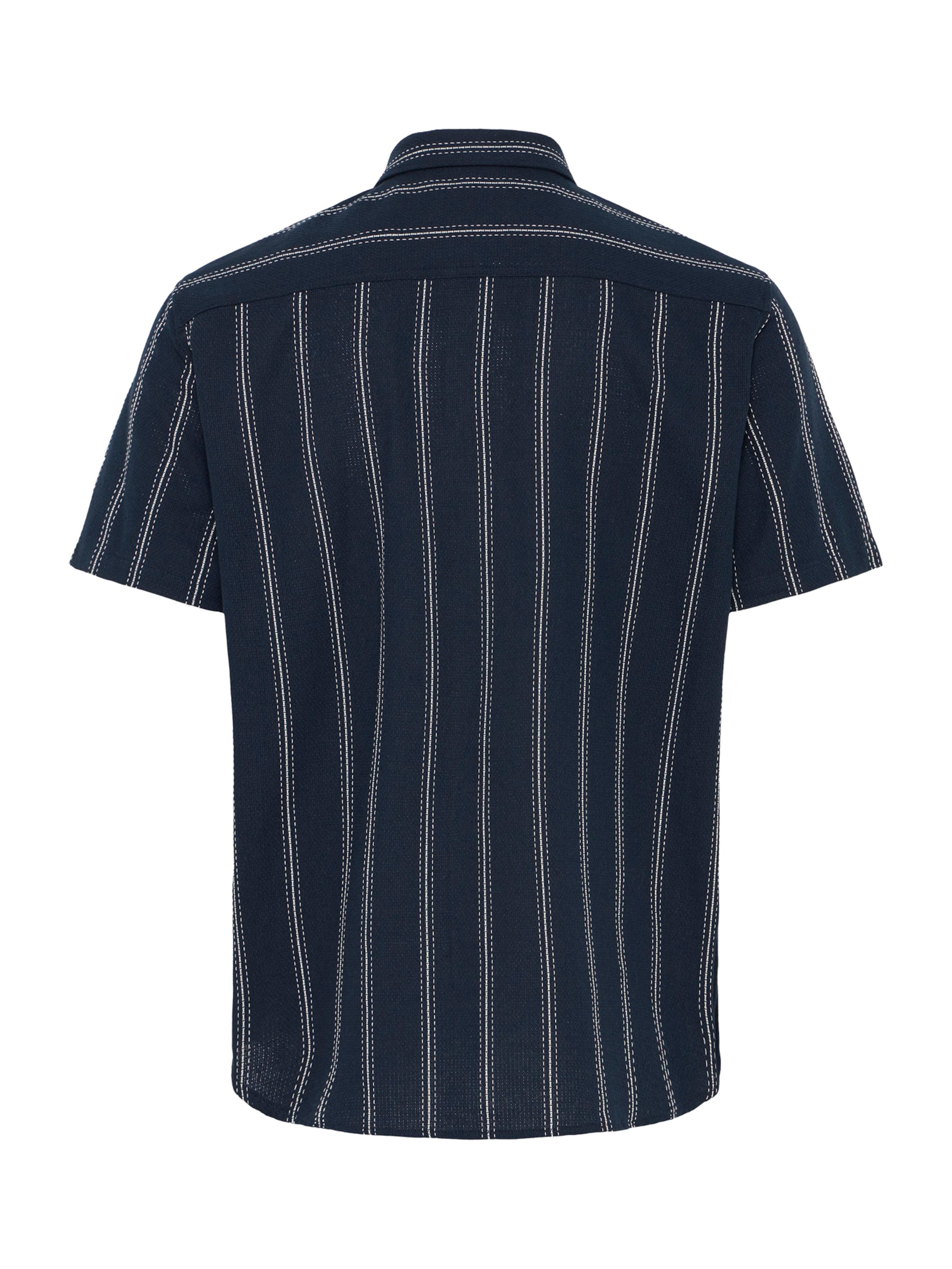 BLEND Regular fit Button Up Shirt 'BHADAN' in Blue