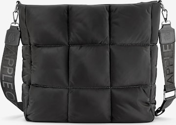 Apple of Eden Tasche 'STOCKHOLM' lässiger und geräumiger Shopper im angesagten Puffer-Design in Schwarz: Vorderseite