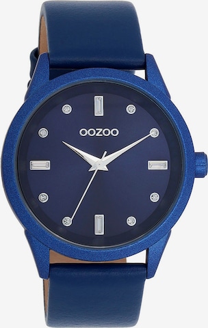 OOZOO Uhr in Blau: Vorderseite