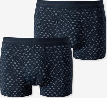 SCHIESSER Boxer shorts ' Pure Micro ' in Blue: front
