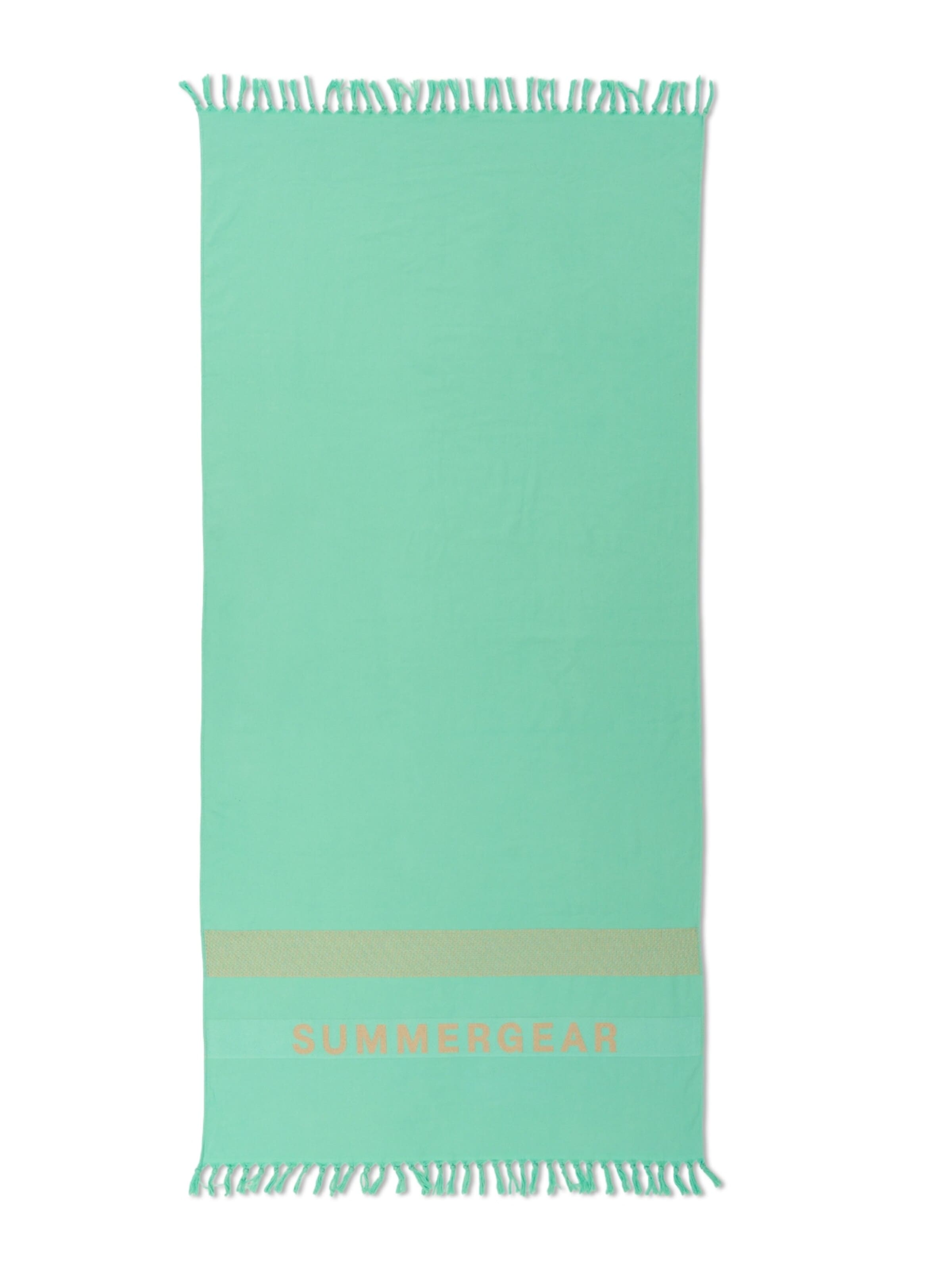 SummerGear Strandlaken 'Shore 100 X 200 cm' in Blauw: voorkant