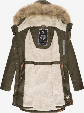 Ragwear Winterparka 'Tawny' in Groen