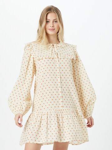 Stella Nova Shirt Dress 'Charlie' in Beige: front