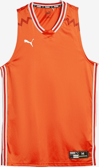 PUMA Sportski top 'Team Game' u mandarina / bijela, Pregled proizvoda