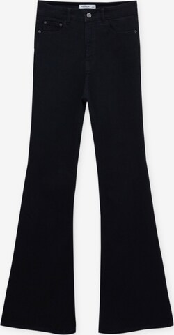 Pull&Bear Flared Jeans in Schwarz: predná strana