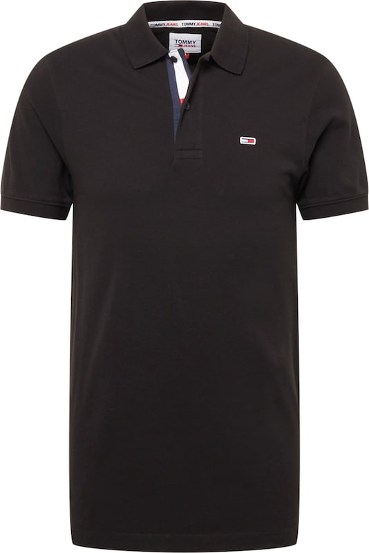 Tommy Jeans Poloshirt in Schwarz Tommy Jeans Poloshirt in Schwarz