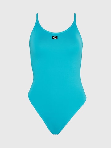 Calvin Klein Swimwear Badeanzug in Blau