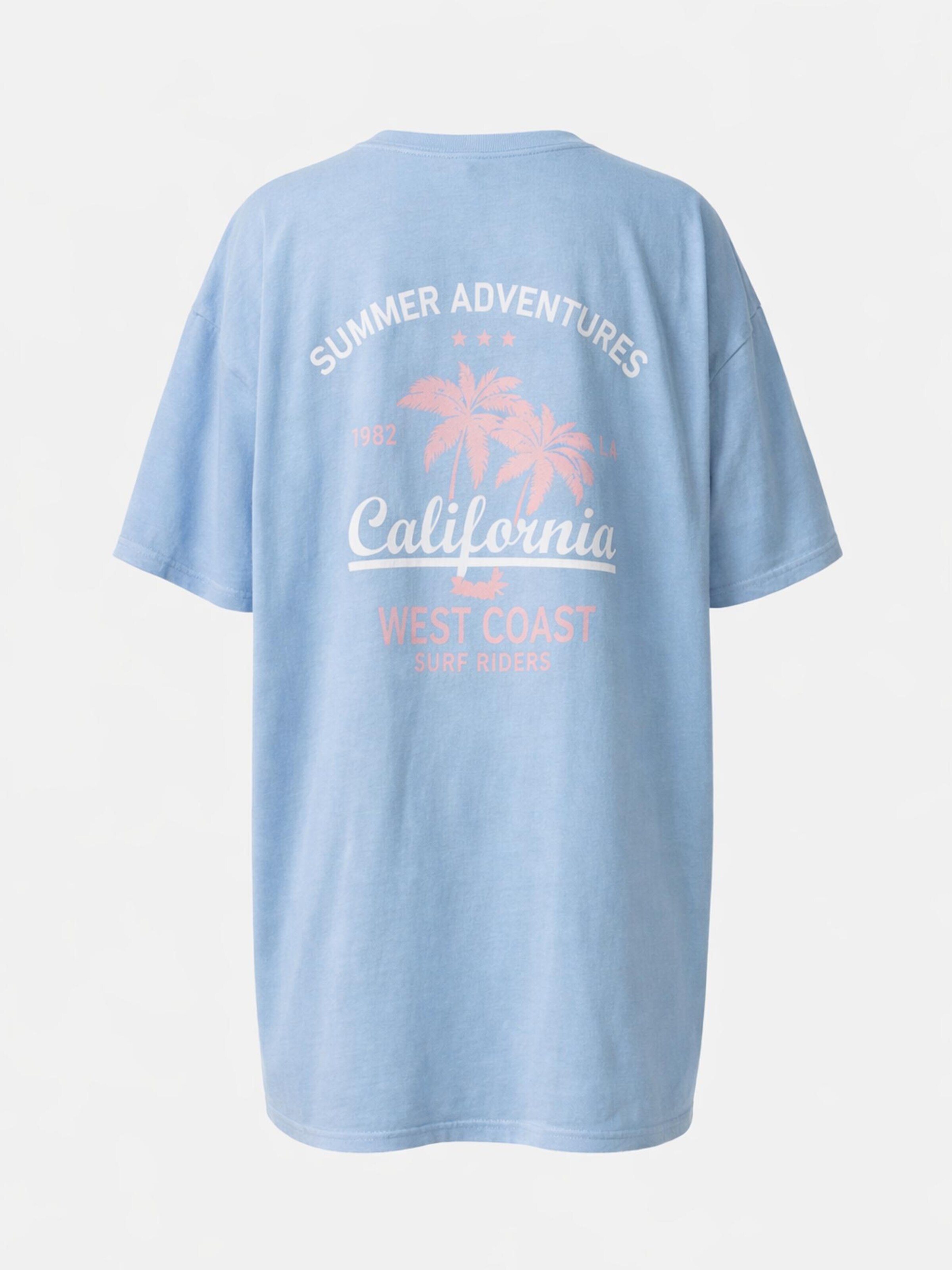 Worldclassca Oversizeshirt 'California'‌‌‌‌‌‌ in Blau