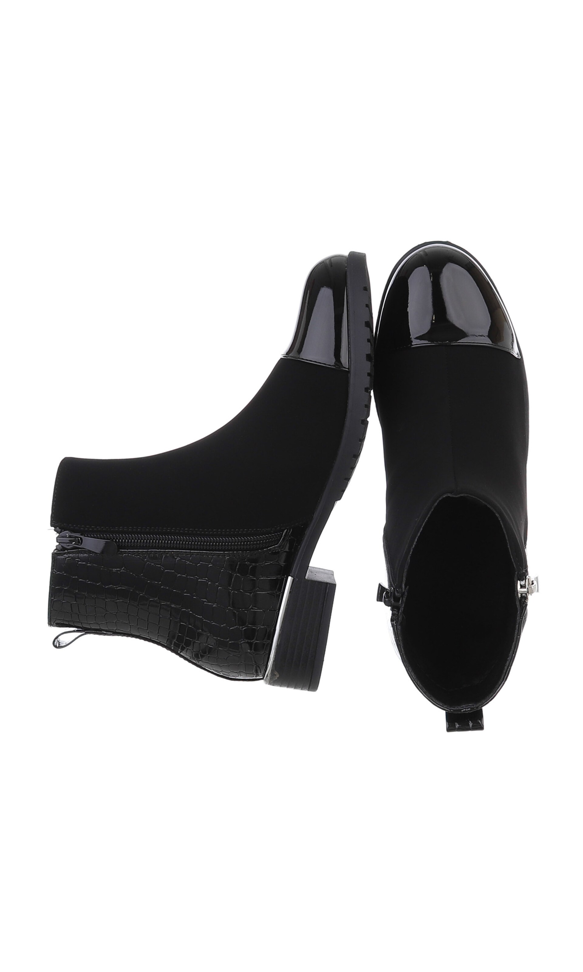 Ital-Design Stiefelette in Schwarz