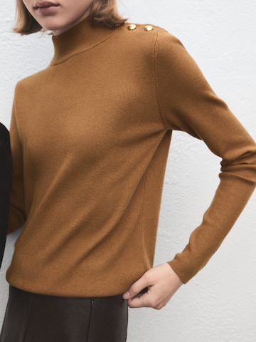 Pulover 'LUCCAPK' de la MANGO pe maro