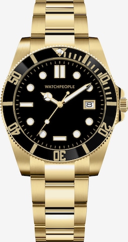 Watchpeople Uhr in Gold: predná strana