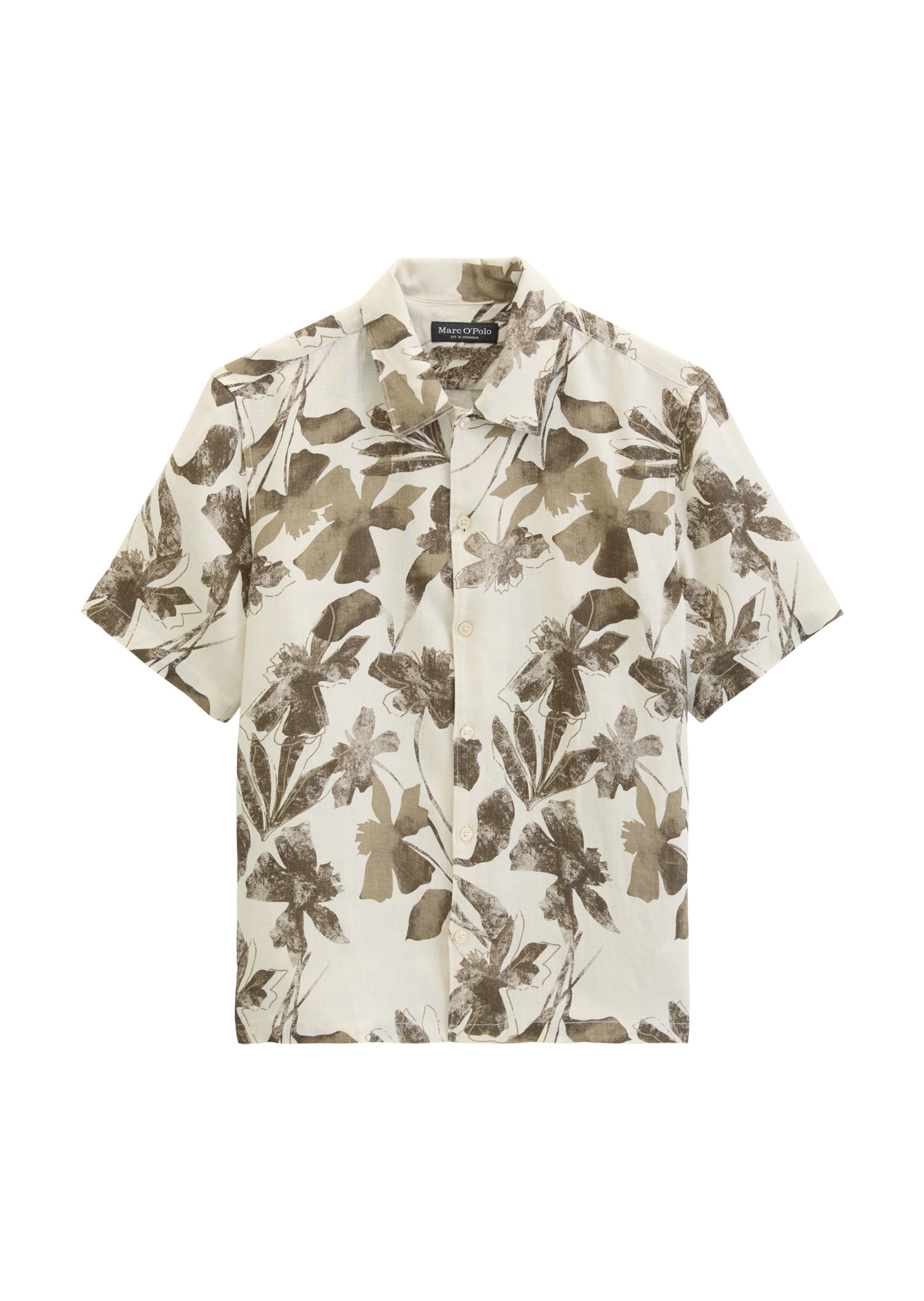 Marc O'Polo Button Up Shirt in White: front