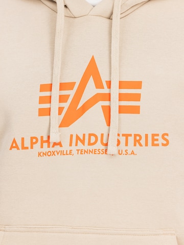 ALPHA INDUSTRIES Sweatshirt i beige