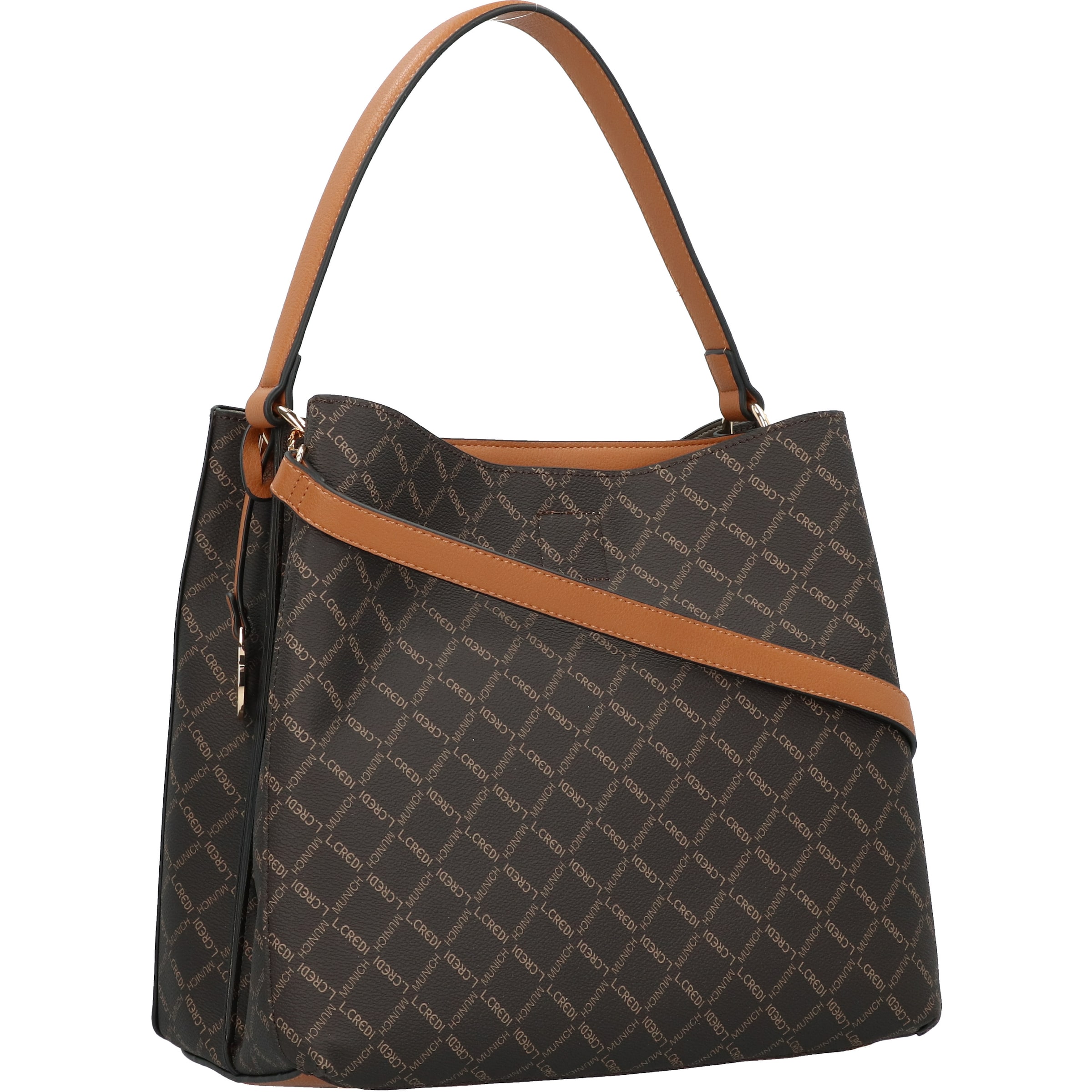 Borsa a tracolla 'Filiberta' di L.CREDI in marrone