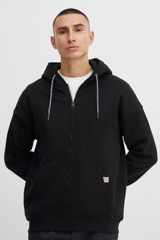 11 Project Sweatvest 'Rob' in Zwart: voorkant