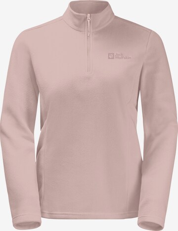 Pull-over de sport 'TAUNUS' JACK WOLFSKIN en rose : devant