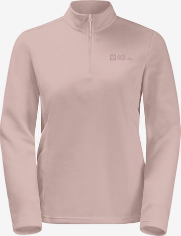 Pull-over de sport 'TAUNUS' JACK WOLFSKIN en rose : devant