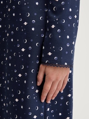 CALIDA Nachthemd 'Midnight Dreams'‌‌‌‌‌‌‌‌‌‌ in Blau