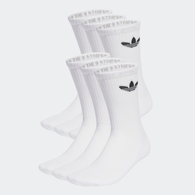 ADIDAS ORIGINALS Calcetines en negro / blanco, Vista del producto
