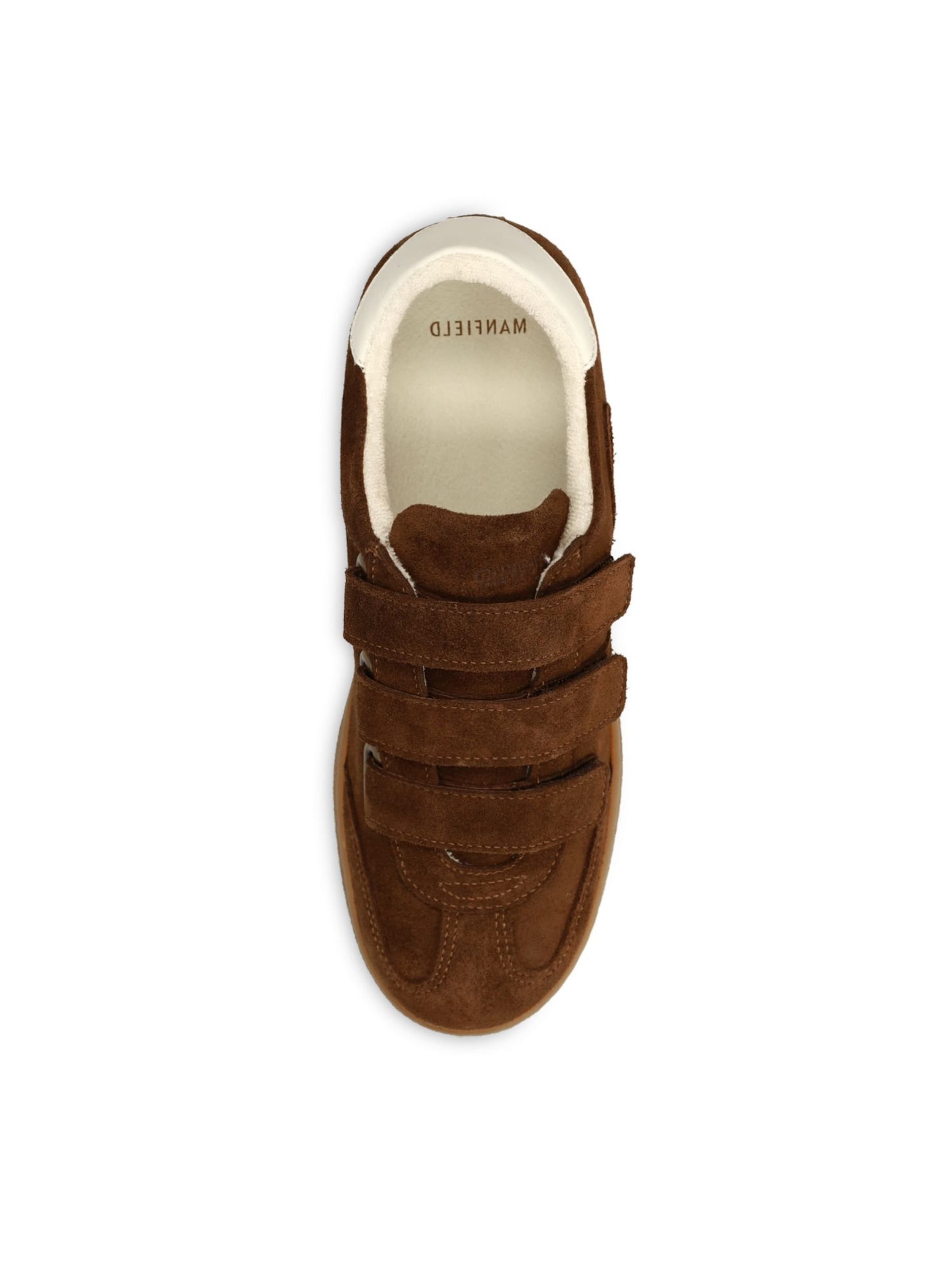 MANFIELD Sneakers laag in Bruin