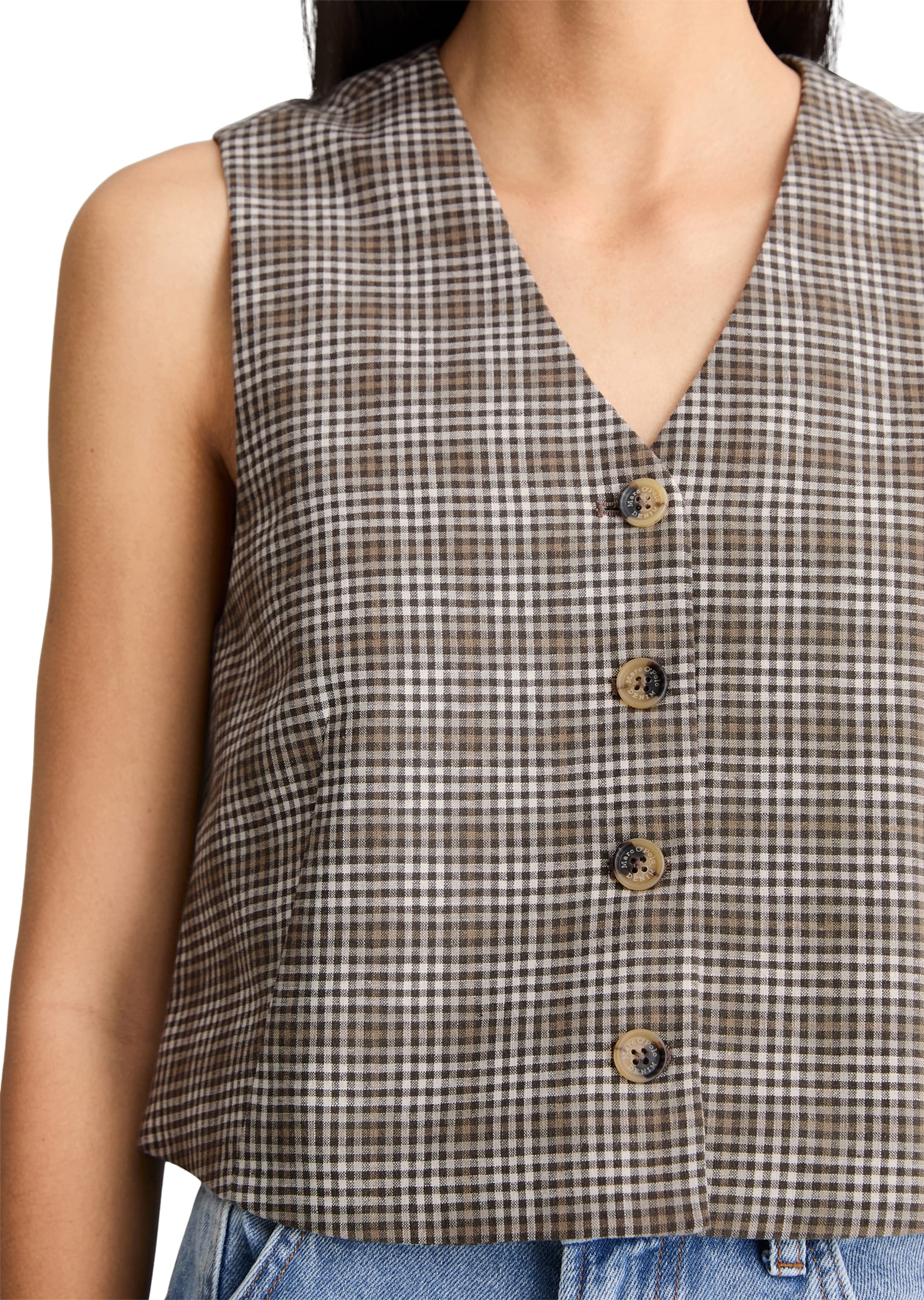 Marc O'Polo DENIM Bodywarmer in Bruin