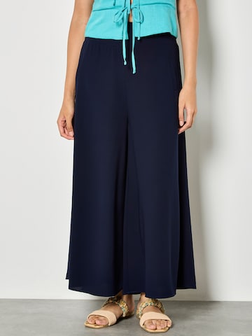 Wide Leg Pantalon ' ' Apricot en bleu