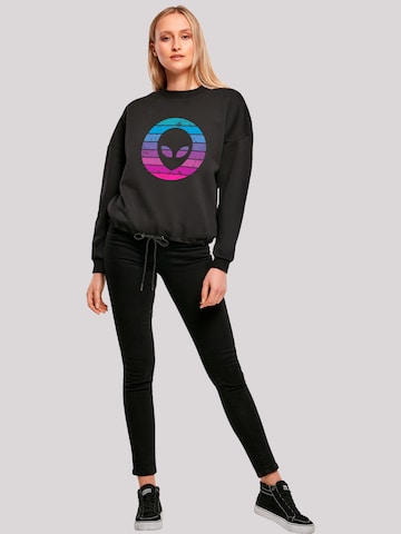 F4NT4STIC Sweatshirt 'Alien Kopf' in Schwarz