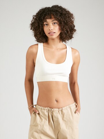 Karo Kauer Bustier BH i hvid: forside