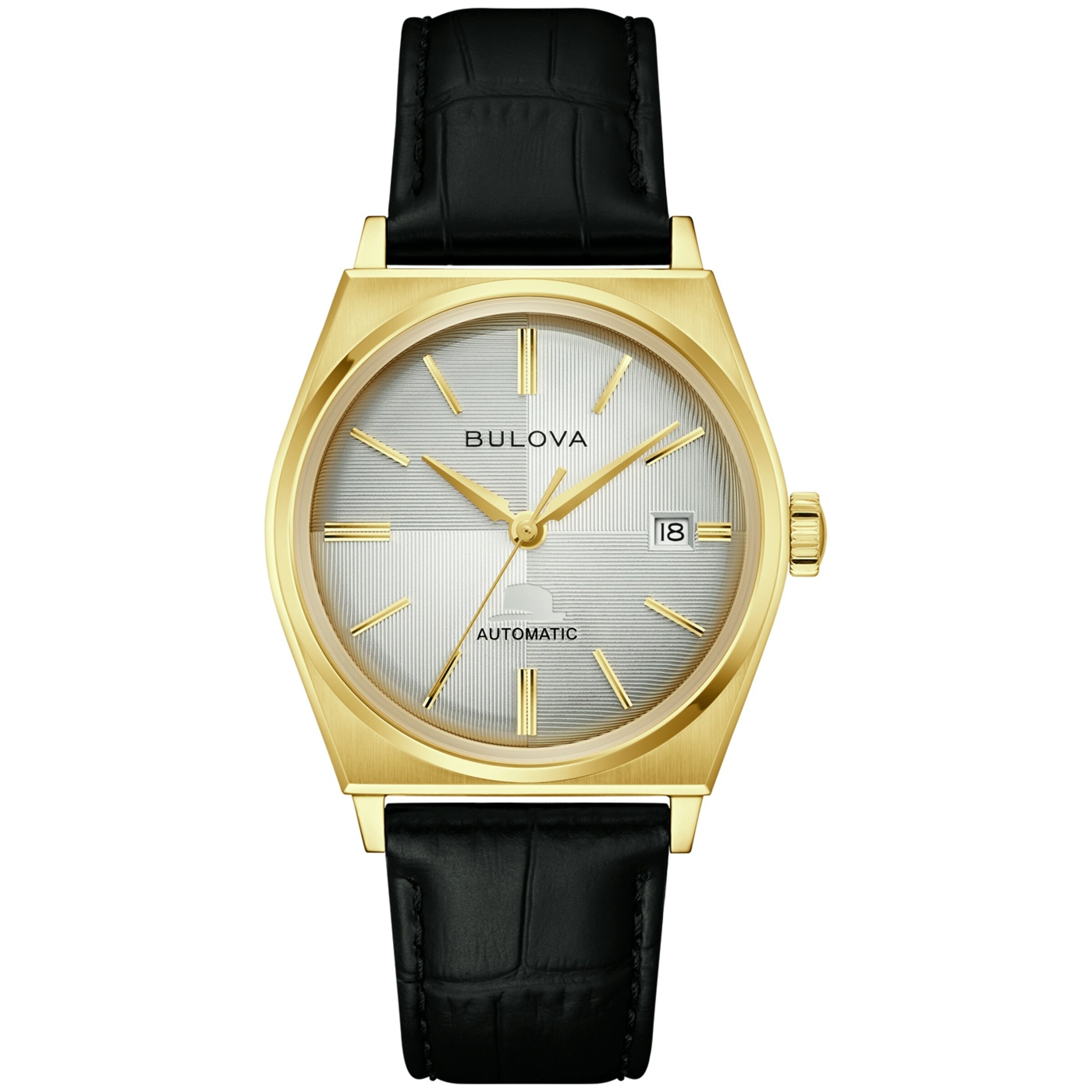Bulova Uhr in Gold: Vorderseite