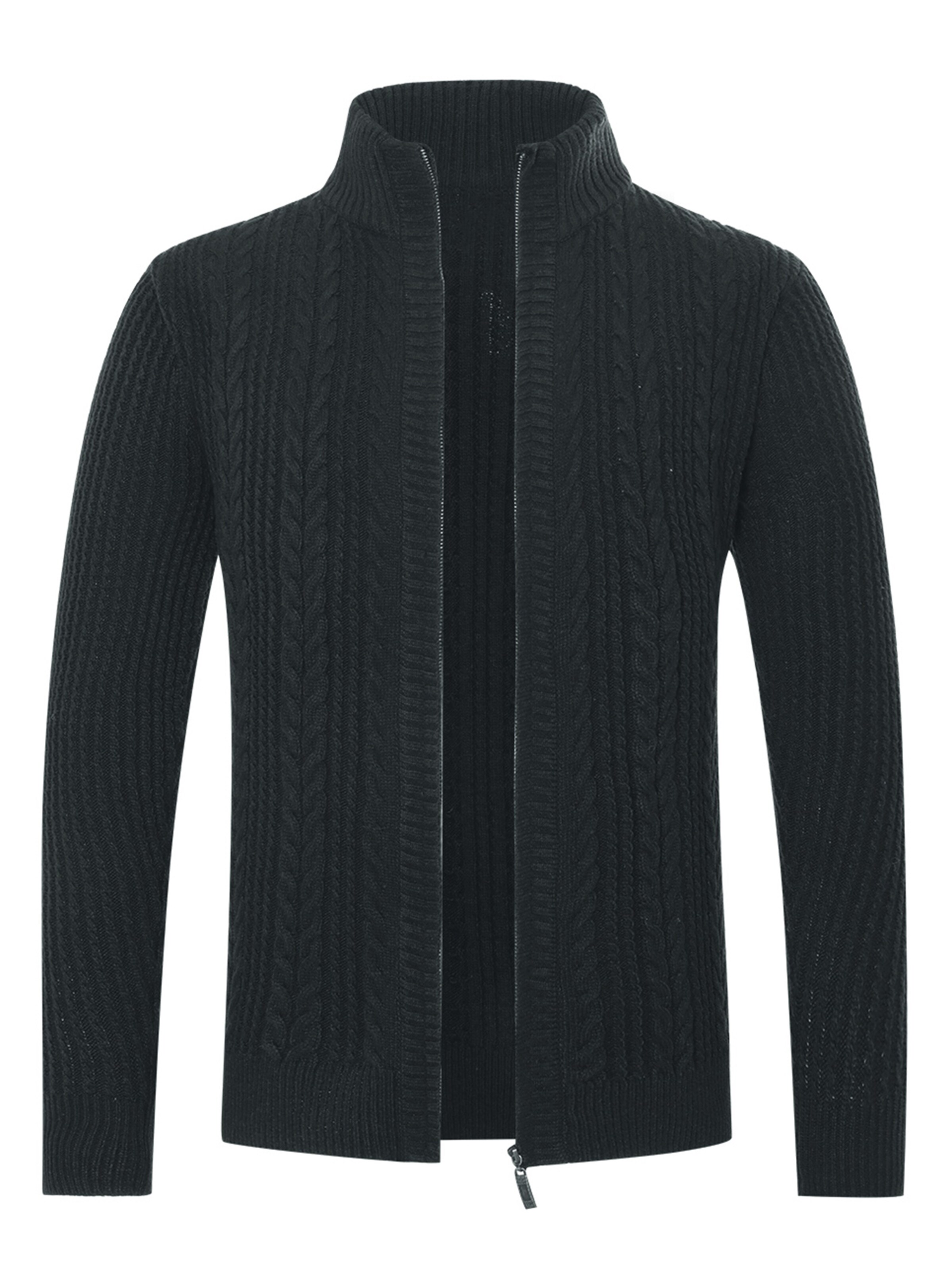 Youthup Knit Cardigan in Black, Item view
