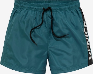 Shorts de bain VENICE BEACH en vert : devant