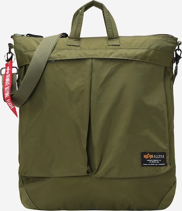 Borsa a tracolla di ALPHA INDUSTRIES in verde