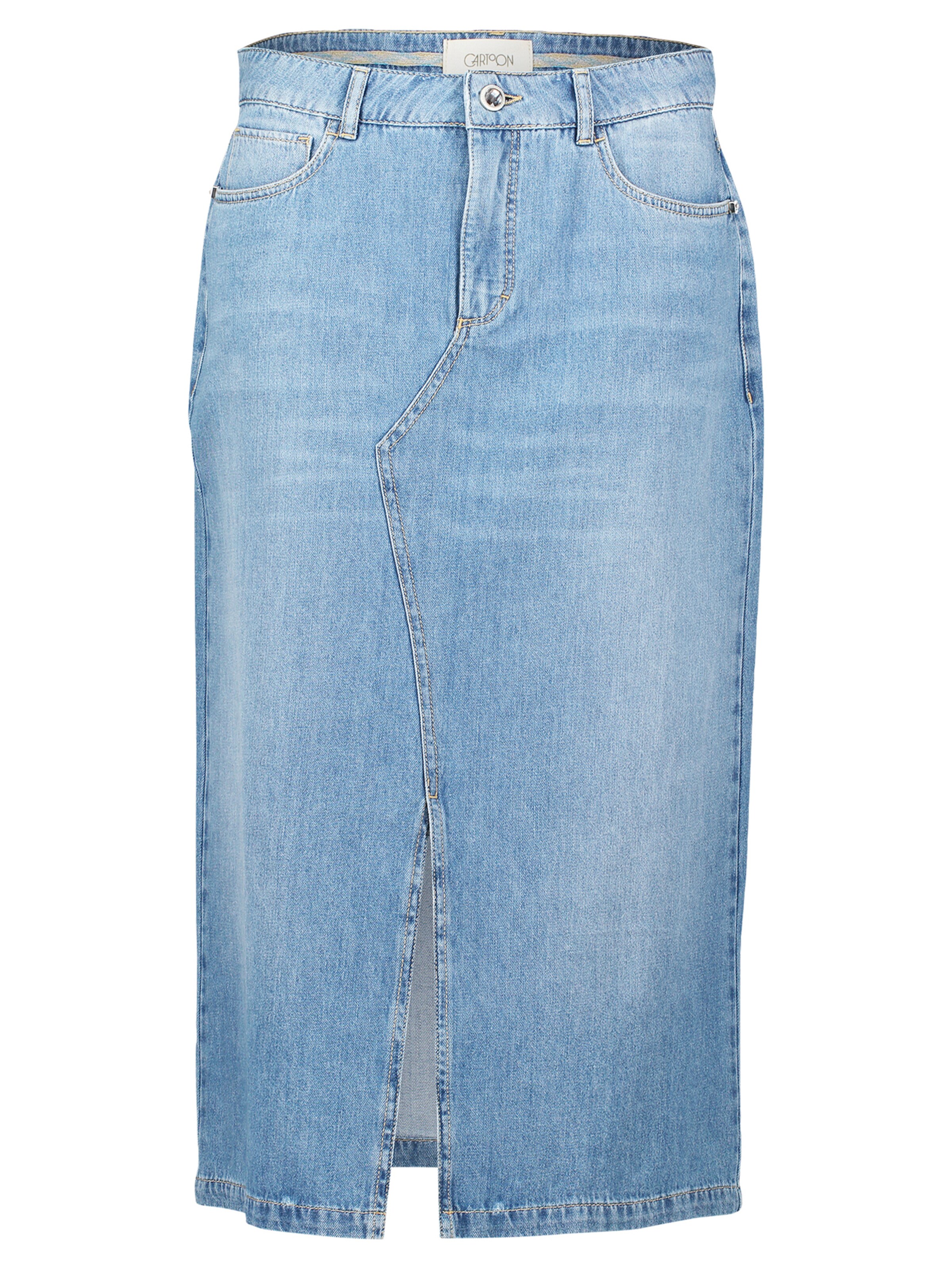 Cartoon Rok in Blauw: voorkant