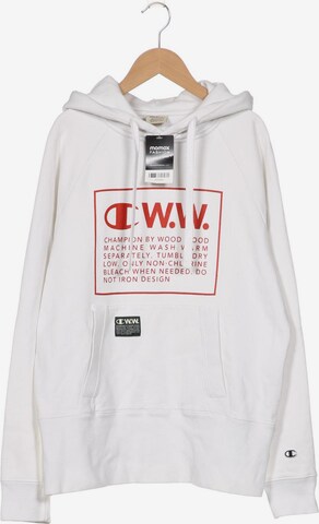 WOOD WOOD Sweatshirt & Zip-Up Hoodie in M in White: front