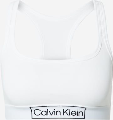 Calvin Klein Underwear Сутиен в бяло: отпред