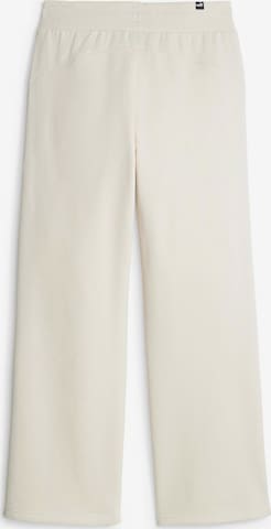 PUMA regular Παντελόνι φόρμας 'ESS+' σε λευκό