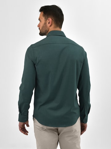 Vercate - Slim Fit Camisa clássica 'No. 28' em verde