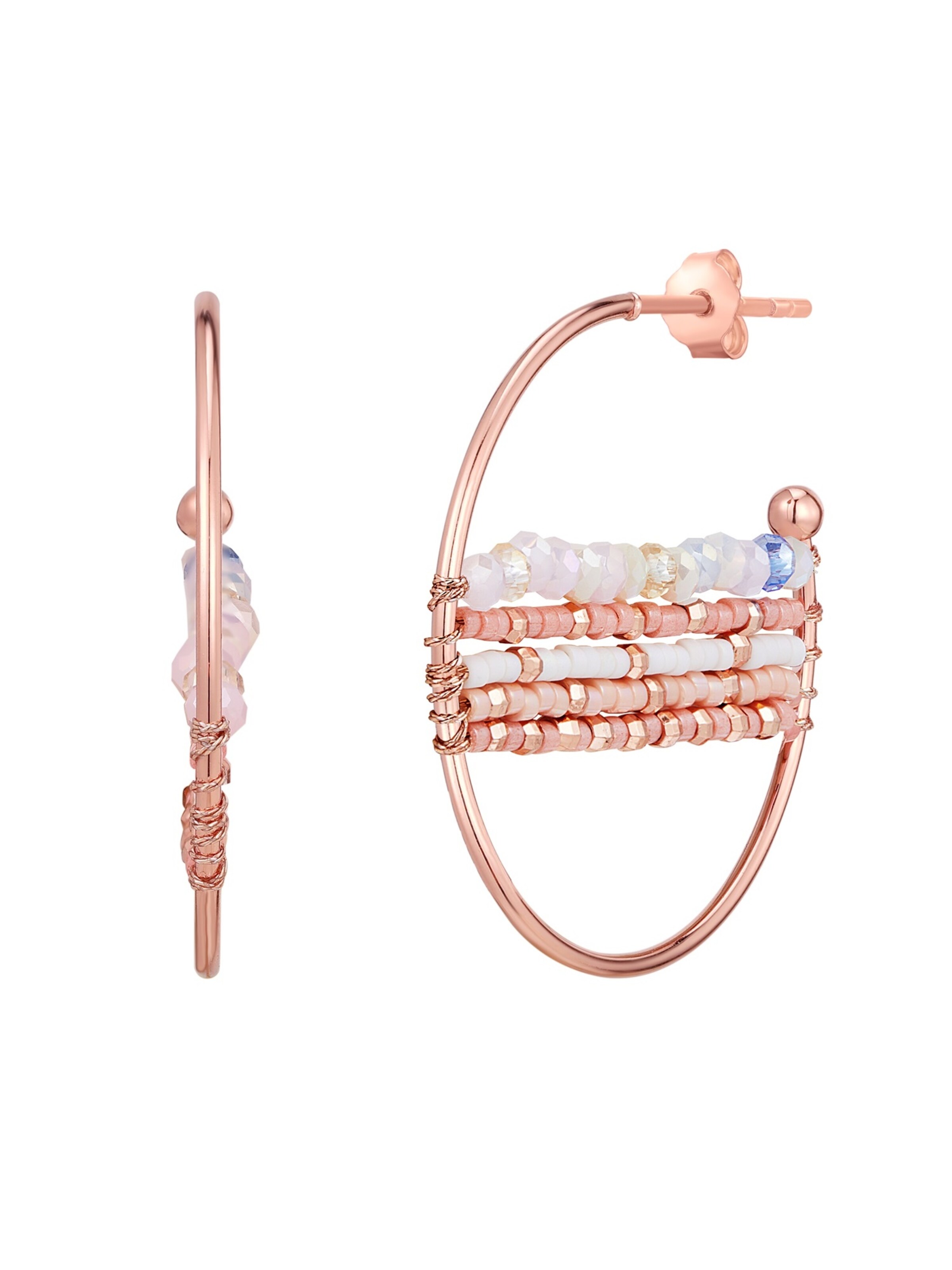 Yokoamii - Pendientes en oro: frente