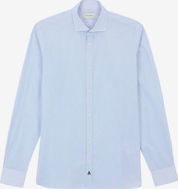 Scalpers Regular fit Button Up Shirt 'Fancy Class' in Blue: front