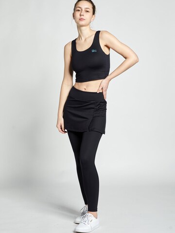 SPORTKIND - regular Pantalón deportivo '2-in-1 Skirt' en negro