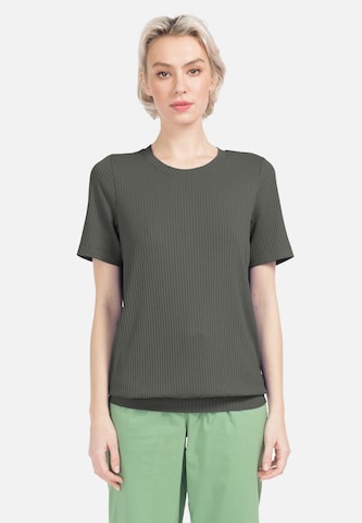 HELMIDGE Blouse in Groen: voorkant