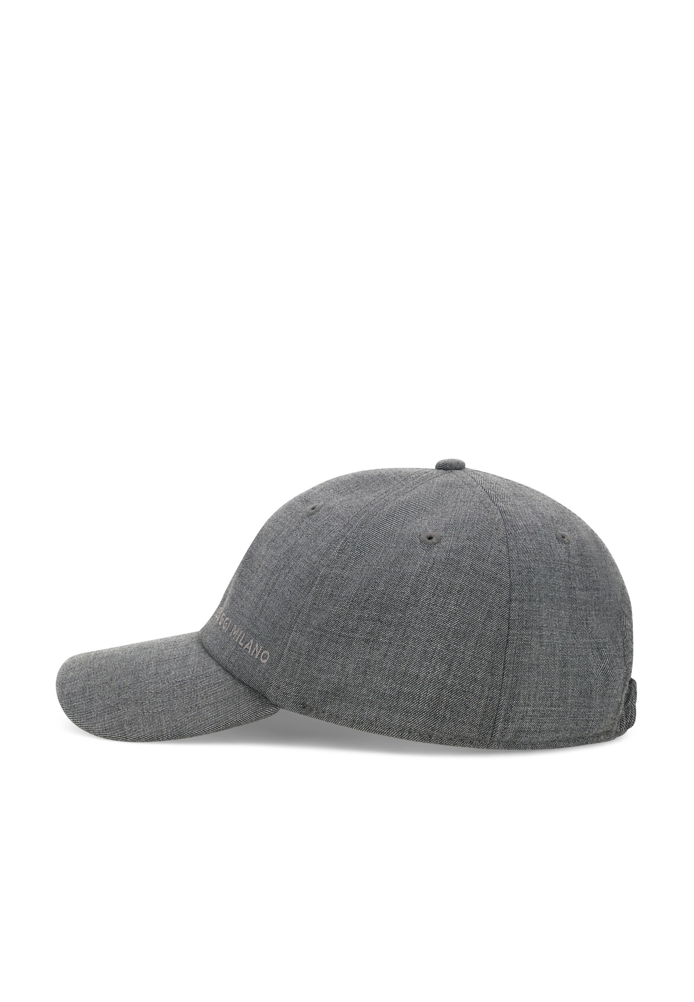 Casquette Boggi Milano en gris : devant