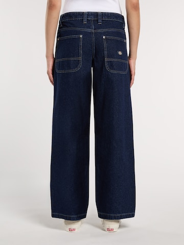 DICKIES - Perna larga Calças de ganga em azul