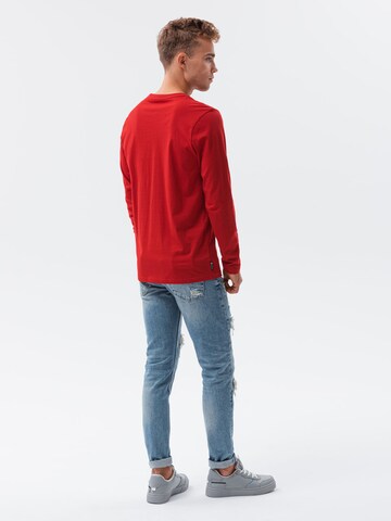 Ombre Shirt 'L138' in Rood