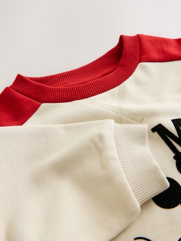 Next Sweatshirt 'Mickey Mouse' in Beige