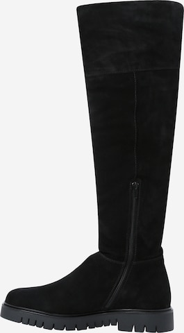 Tommy Jeans Lårstøvletter 'YVONNE' i svart
