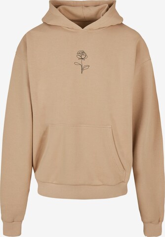 Merchcode Sweatshirt 'Rose' in Beige: voorkant