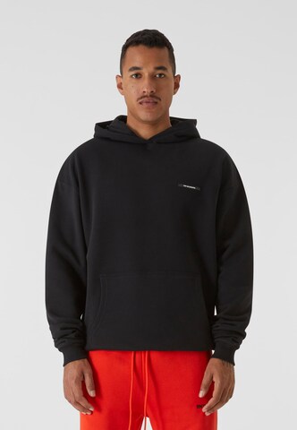9N1M SENSE Sweatshirt 'Python' in Black: front
